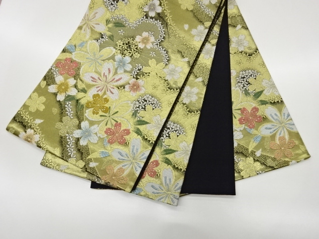  桜尽くし模様織出し袋帯